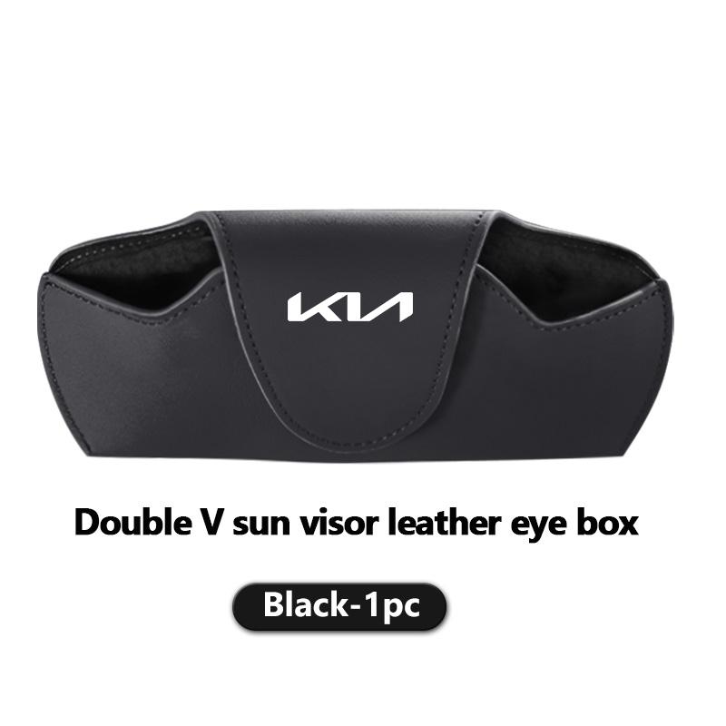 Car Glasses Case Sunglasses Storage Box Eyewear Clip Decorative Accessories For KIA Ceed Sportage Rio K5 K2 Optima Cerato Venga