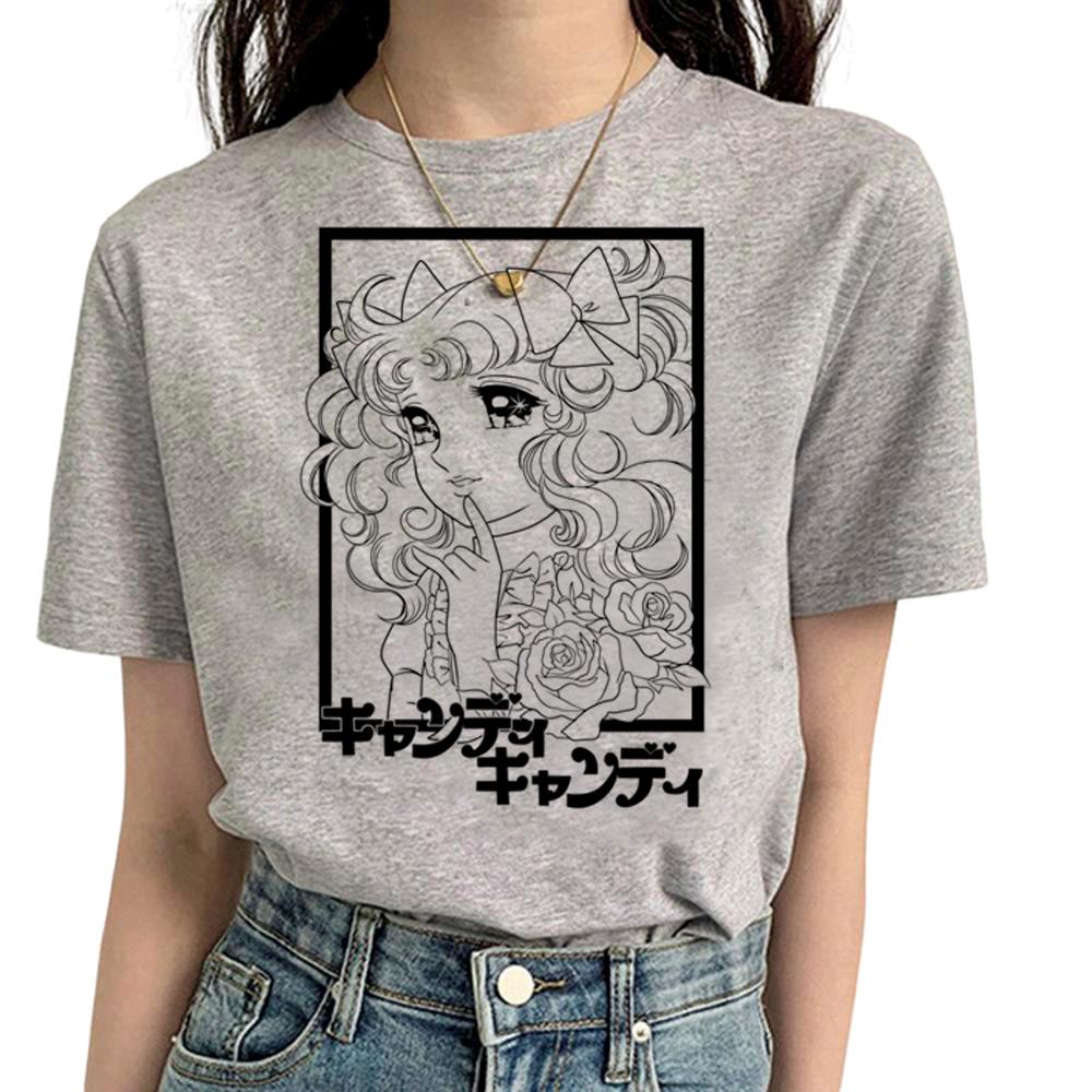 Candy Candy tshirts Women comic designer harajuku top girl comic funny designer clothes