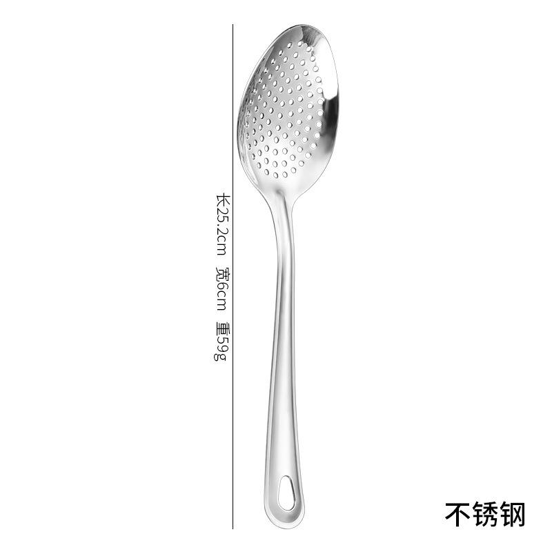 

Ложка для супа из нержавеющей стали с острым наконечником, дуршлаг, столовая ложка, кухонные зеркально отполированные столовые приборы, набор столовых приборов для дома для детей