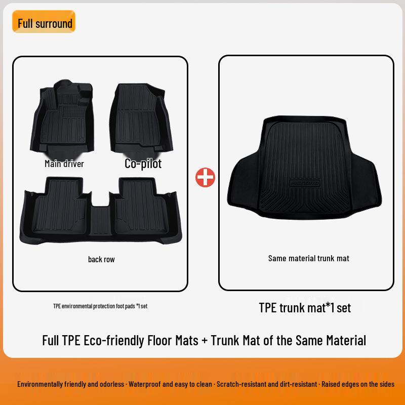 TPE Car Floor Mats for Buick Regal, LaCrosse, Encore, Excelle GT, Verano - Full Coverage
