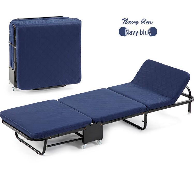 Thickened Sponge Folding Nap Bed - Portable Office, Household, or Hospital Use