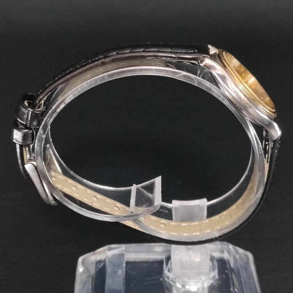 [USED] SEIKO Credor 18KT Gold Silver Leather