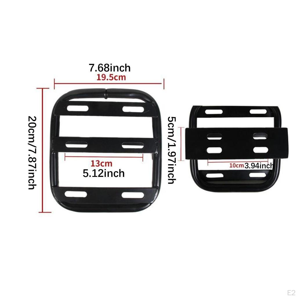 Electric Bike Rear Luggage Rack,Rear Carrier,Sturdy Frame,Universal Extension Bracket Pannier
