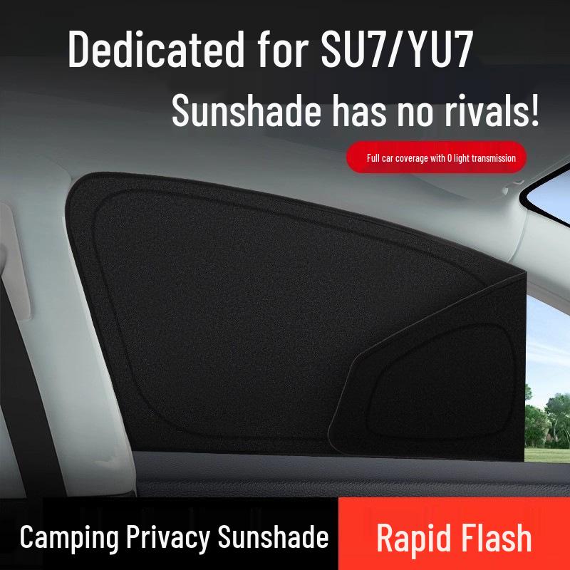 Xiaomi SU7/YU7 Car Window Sunshade for Privacy & Sun Protection Front Sunshade Clamp
