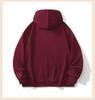 Men's Plus Size Red Hoodie 2026 New Year Sport Casual Long Sleeve Top