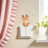 Cartoon Cute Animal Bedroom and Dining Room Background Switch Decoration Stickers