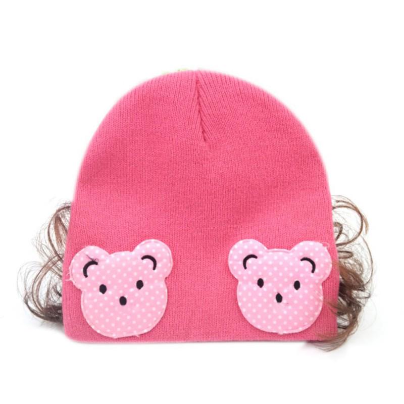 Buy Winter Girls Hat Wig Flower Hair 