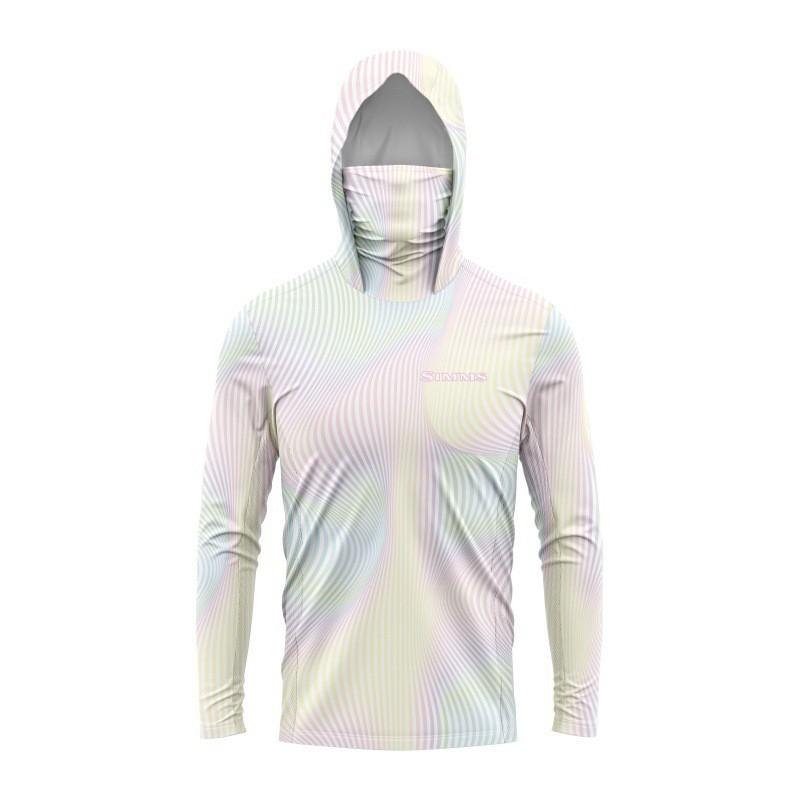 Mens Quick-Dry Fishing Hoodie With Face Cover Outdoor Bass Spinning Apparel Lightweight Sun Protection Shirt