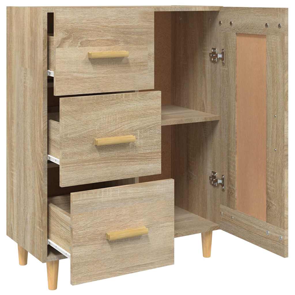 vidaXL Sideboard Sonoma-Eiche 69,5x34x90 cm Holzwerkstoff