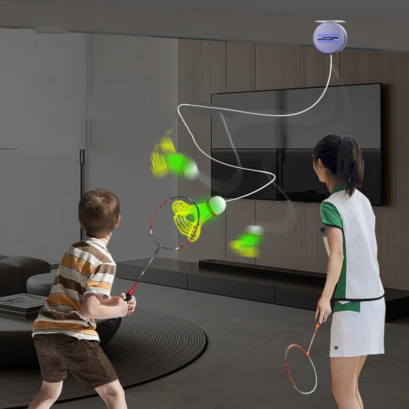 Self Study Badminton Trainer Portable Badminton Practice Robot Professional Badminton Training Tool Shuttlecock Rebound