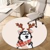 1pc Office Carpet Chair Mats Winter Wonderland Scarf for Dogs Perfect for Decorating Office Chairs, Living Rooms, Or Bedrooms.YDT204