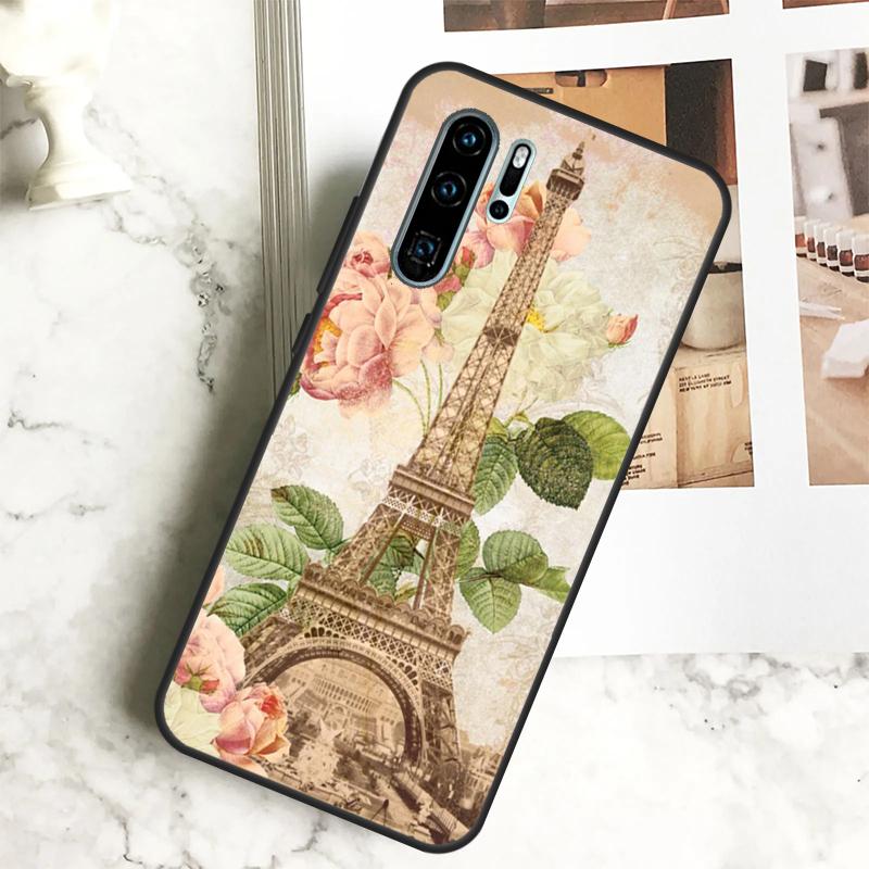 Paris Eiffel Tower Case For Huawei Nova 9 10 SE 3i 7i 11i 5T Y60 Y61 Y70 Y90 Y91 P20 P40 P30 Lite 11 Pro Cover