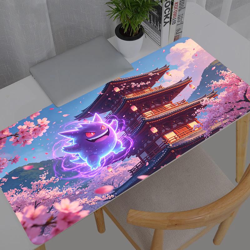 Large Mouse Pad Pokemon Pikachu Gengar Gamer Computer Desk Mat Modern Table Keyboard Laptop Carpet XXL Gaming Mousepad