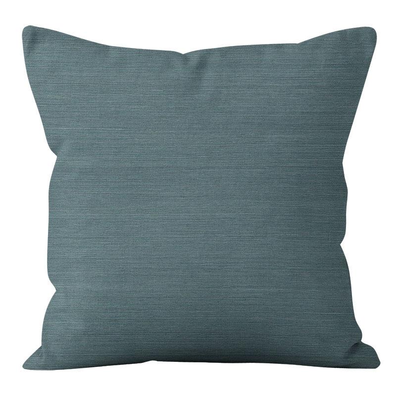 American Blue Retro Cotton Linen Single-sided Pillow Case Sofa Living Room Bedroom Cushion Pillow Home Waist Pillow