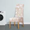 Printed Chair Cover High Elasticity Xl Size Long Back European Seat Cover Beautiful Comfortable Chair Cover Hotel Party Banquet for Home