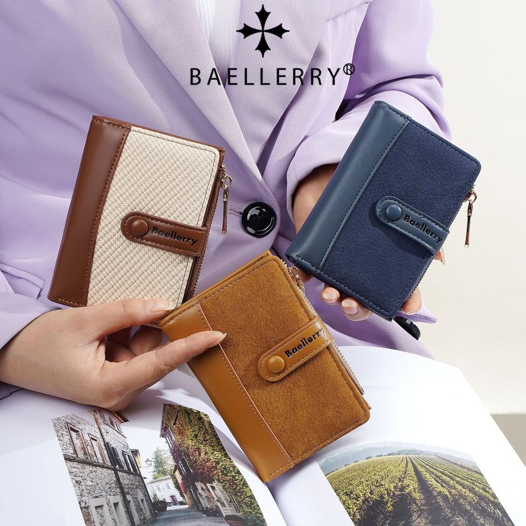 Baellerry Womens Wallet Pu Leather Crossbody Card Holder With Expandable Storage For Daily Use