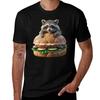 A Raccoon And His Sandwich Tshirt Daily Casual Short Sleeve Tee Shirt Tshirt