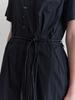 Elssibeui V-Neck Button Jumpsuit_Black