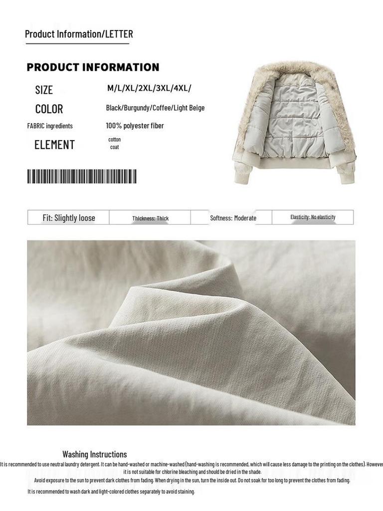 NASA MARVEL Men's Fleece-Lined Hooded Winter Jacket