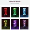 Colorful LED Jellyfish Bubble Night Light for Bedroom Atmosphere