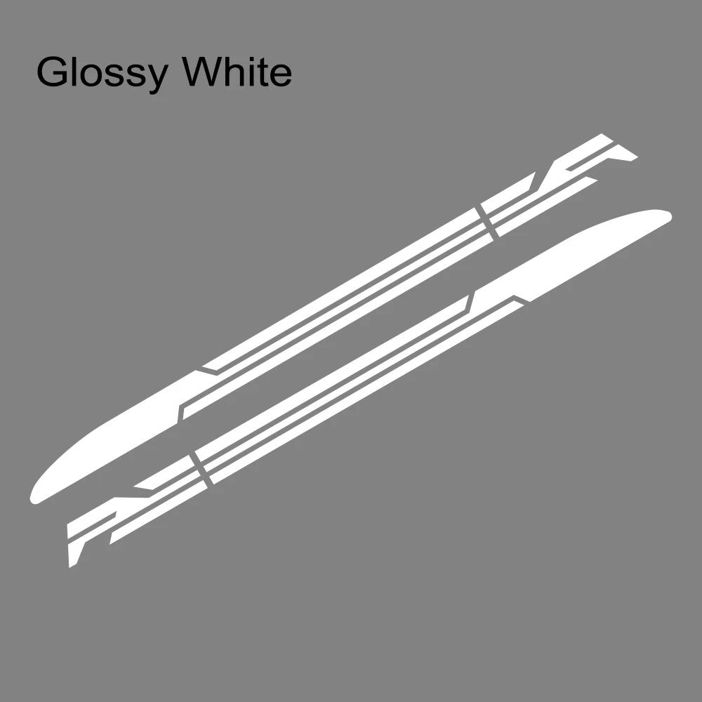 2PCS Racing Sports Style Stripe Car  Body Side Sticker Rocket Graphics Decal Pickup Auto Modified Decoration Sticker Accessories