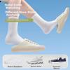 JAJALIN Disposable Socks Travel Portable Unisex Training Daily Socks Four Seasons White 10 Pairs