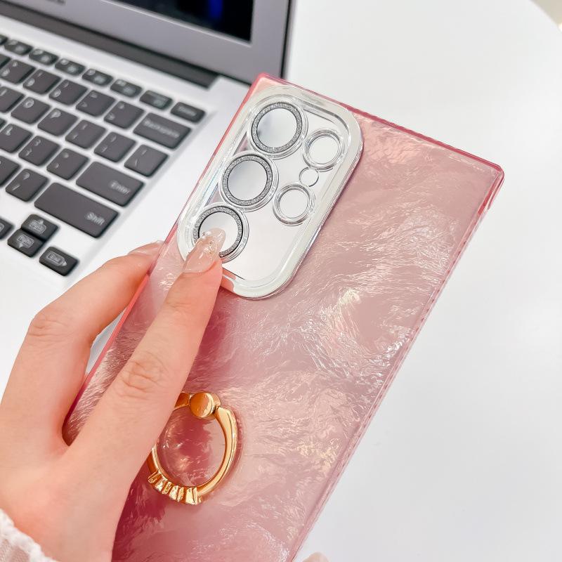 Objektivfolie Blitzpulver Samsung S25 Ultra Handyhülle Zinnfolienmuster A16 Knitter A36 Ringhalterung 54 Geeignet