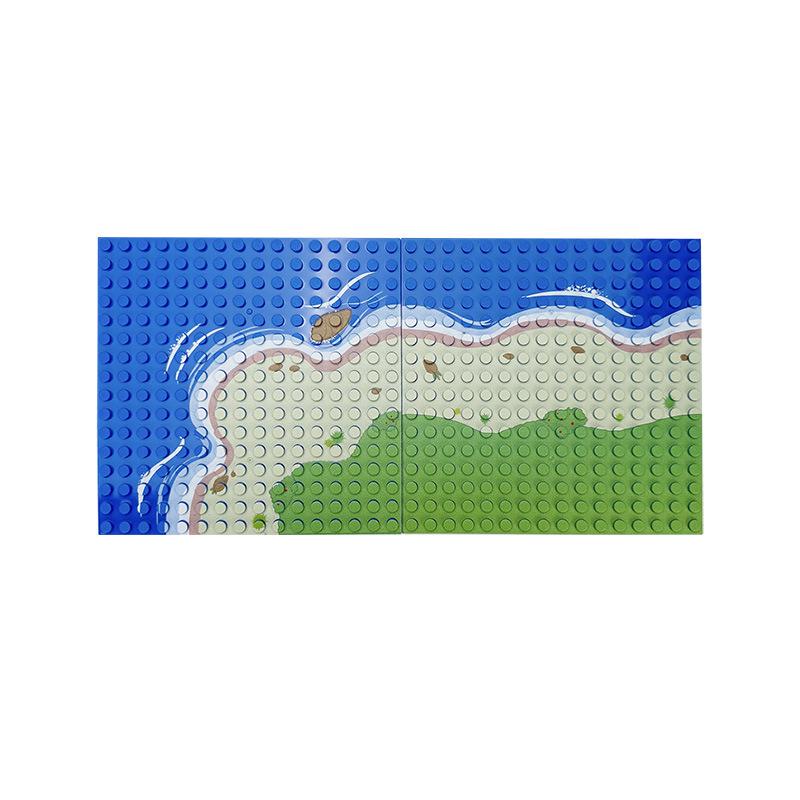 Klasické základní desky 16x16 bodů Styly Rovné Zakřivené Řeka Stavební kostky Figurky Stavebnice Kostky Plastové základní desky