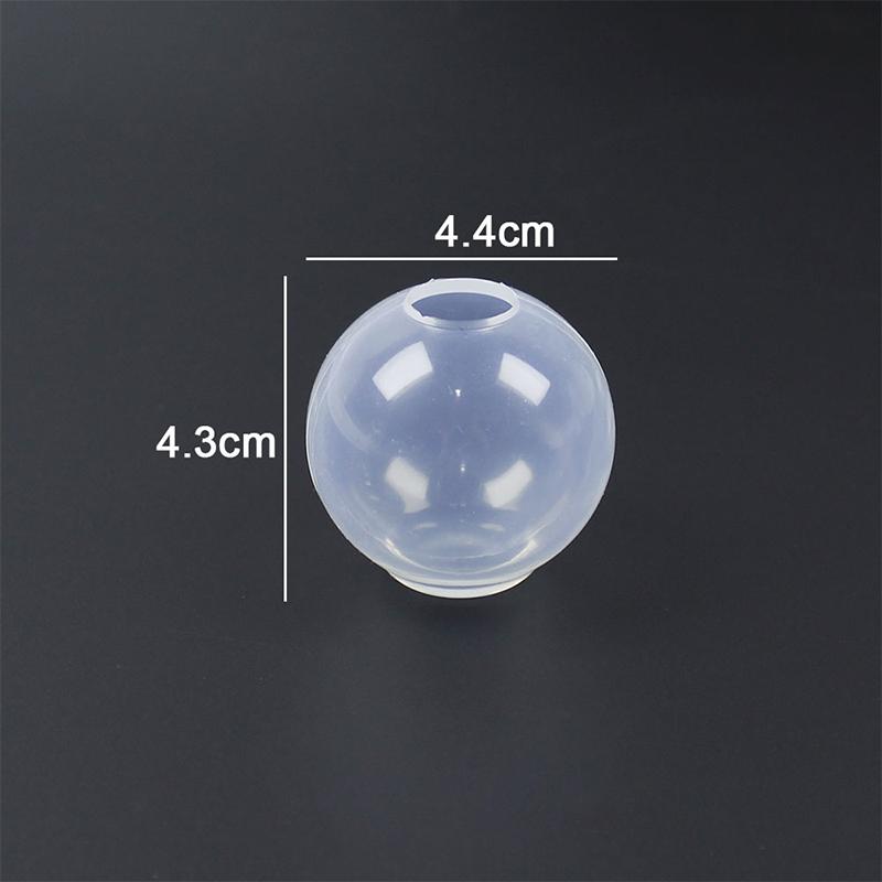 1PC 20-100mm Ball Shape Silicone Mold 3D Planet Ball Epoxy Resin Mould for DIY Crafts Home Decoration Tools