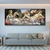 Vintage Oil Painting Venus and Mars Poster By Alessandro Botticelli Prints Canvas Painting Home Living Room Gallery Decoration