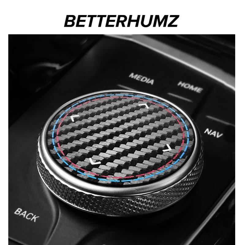 For a1 F30 F20 G20 F10 F31 F32 F34 F36 Series 1 2 7 X3 X4 X5 X6 i3 iX3 Z4 Made of Alcantara Car Multimedia Knob Trim Stickers a1