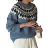 Autumn Women's Ethnic Style Pullover Sweater Casual Knitted Sweater