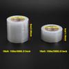 4Rolls Mini Stretch Film for Fishing Tackle Wrap | Clear Self-Adhesive Packing Film for Fishing Gear Organization & Storage