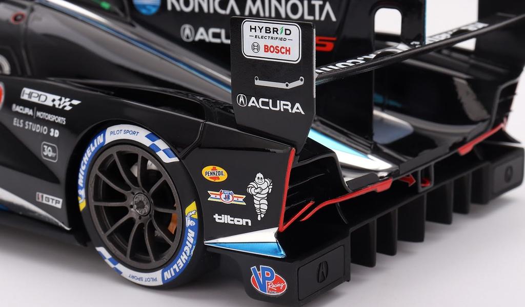 TOP SPEED Acura GTP IMSA Daytona 24 Hours 2023 2nd Place Car Konica Minolta Acura Completed Product 1/18 ARX-06 #10