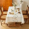 French Light Luxury Embroidered Tablecloth Diningroom Household Dust-proof for Dining Table Coffee Table High-end Cover Cloth