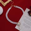 Vintage Elegant Hepburn Pearl Necklace Evening Temperament Multi-layer Collarbone Chain Niche Neck Chain Cheongsam Dress Accessories Women