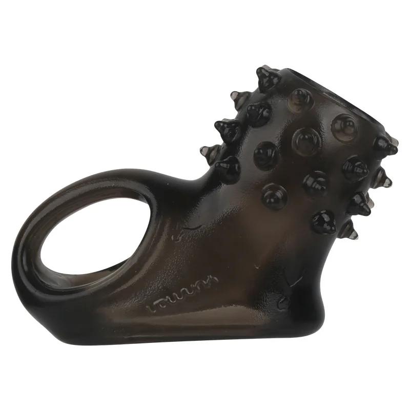 Anneau de pénis pour homme, éjaculation retardée, agrandissement du pénis, fixation du pénis, Cage de chasteté, anneau de manchon de pénis, jouets sexuels pour hommes