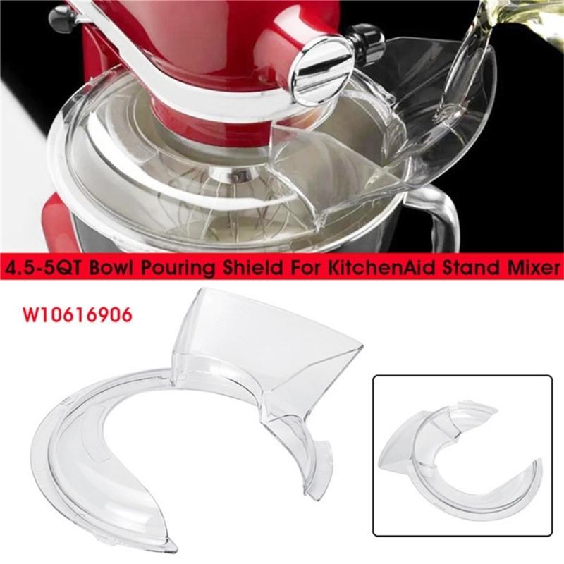 Blender Pouring Shield Mixer Pouring Shield Transparent Plastic Stirrer Cover For Kitchen Tools