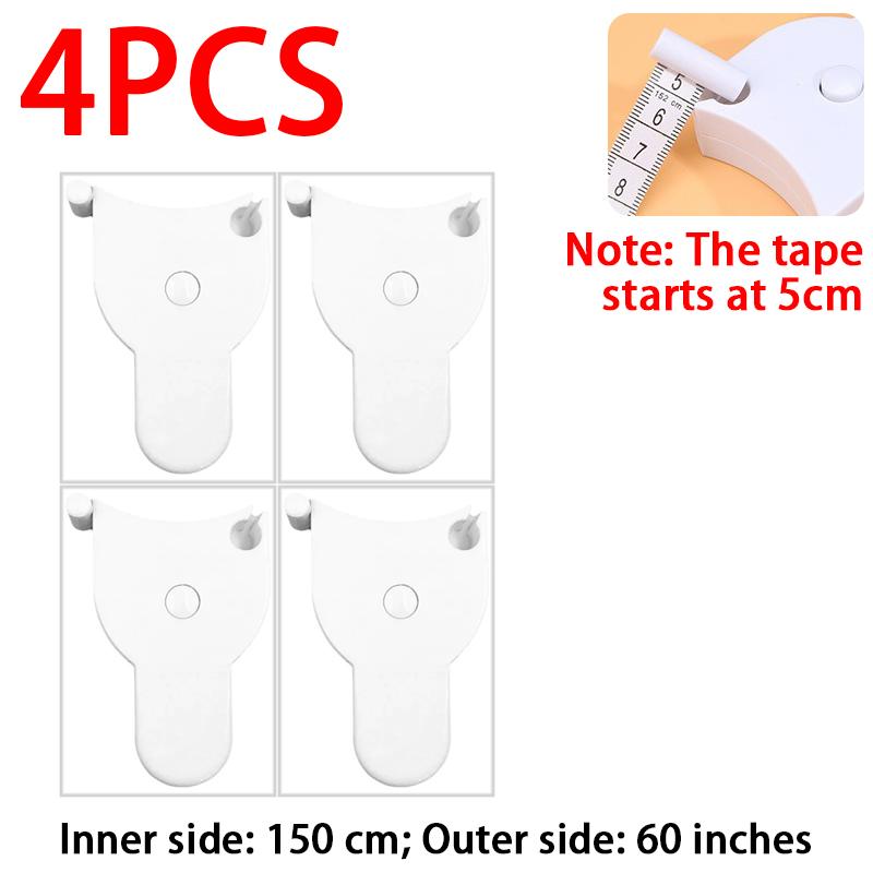 Portable Measuring Tape Mini Ruler Retractable Metric Tape in Inches Measuring Film for Body Soft Measuring Tape