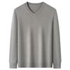 Pullman pour homme à col en V en cachemire de haute qualité 10%
