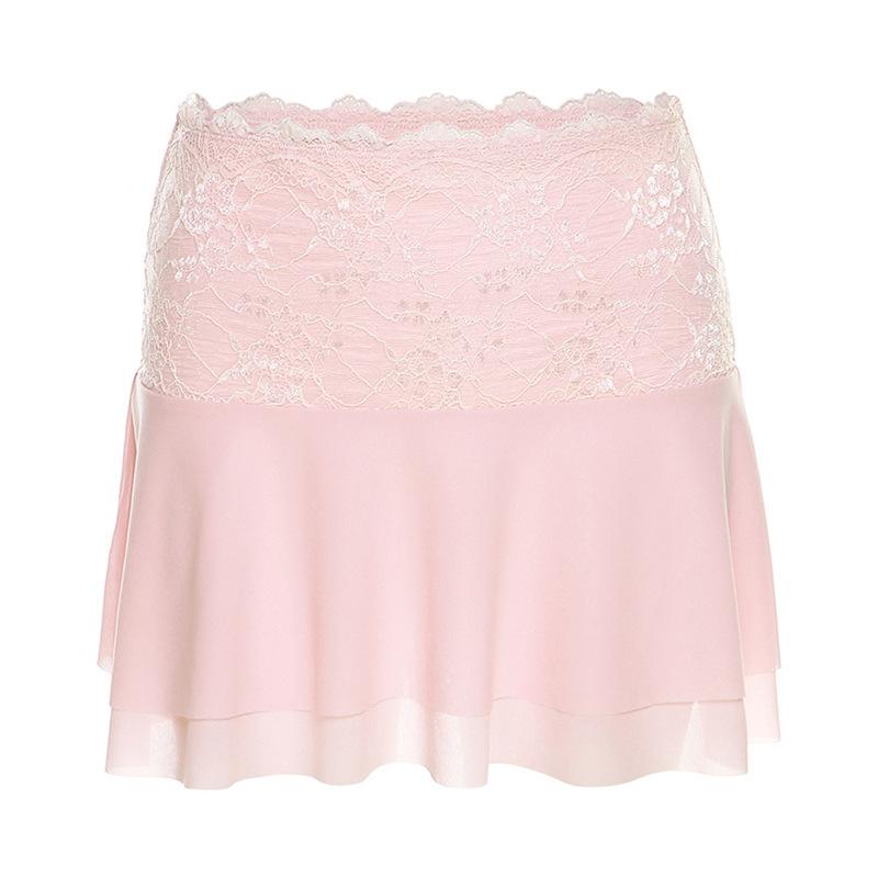 Summer New Women's Solid Color Sexy Bandeau Vest High Waist Bodycon Mini Skirt Set