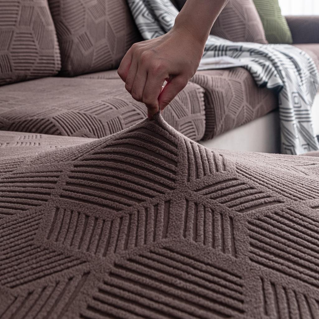 1Piece Universal Peism Jacquard Stretch Sofa Cover Cushion Cover, For Living Room Four Seasons Pet Friendly