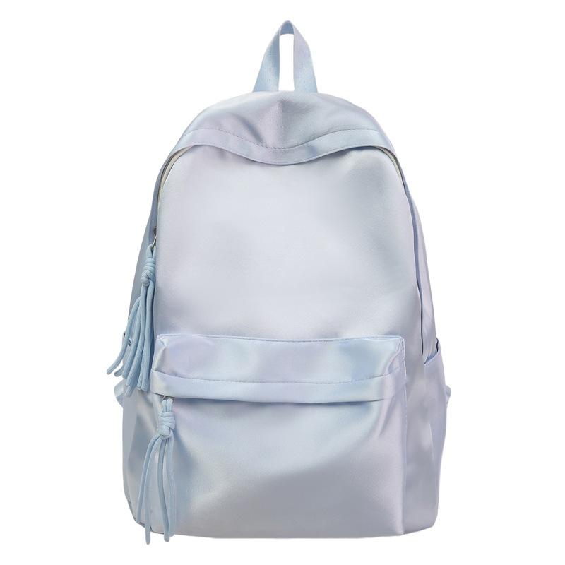 Casual large-capacity schoolbag female junior high school student girl simple high school college student backpack backpack tide