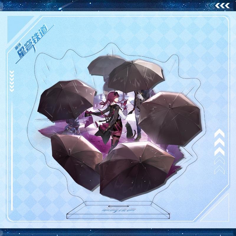 

Игра Хонкай: Модель стенда со звездообразным рельсом по периметру, 7 марта, Дэн Хэн Химэко, Арлан, Броня Рэнд, фигурки, стенд, брендовый стол 11