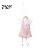 Pastel Christmas Hanging Decor Tree Plush Angel Doll Ornament, Cute Small Lightweight Xmas Topper Pendant for Thanksgiving Day Gifts, Holiday