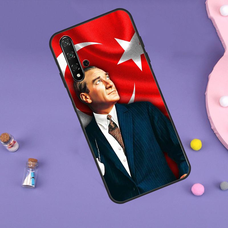 Türkei Mustafa Kemal Atatürk Für Huawei Nova 7i 8i 11i 12i 12s 9 10 SE Y60 Y61 Y70 Y72 Y73 Y90 Y91 P20 P40 P30 Lite Hülle