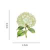 1/4Pcs Elegant Botanical Enamel Flower Pins Assorted Plant Lapel Brooches For Women Clothing Accessories
