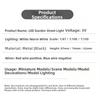 White/Warm Light Sand Table Model Streetlights Plastic Miniature Courtyard Road Lamp Model