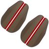 1set Car Carbon Fiber Rain Eyebrow Rearview Mirror Visor Shade Rain Cover Rear View Mirror Rainy Shield Guard Auto Accessories