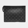 [Pre-Owned] Louis Vuitton Pochette Voyage MM 'Black Monogram Eclipse Canvas' - Very Good #1G1KZWY